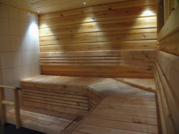Urlaub in Finnland - Elektrische Sauna in der 5-Sterne Villa Mäntykallio